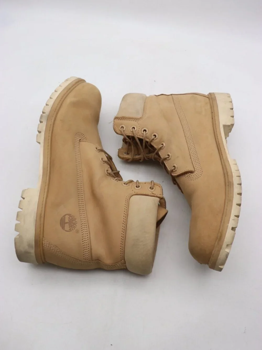 Timberland 6 Inch Boot Men's Size 12 M Tan Leather Premium Boots Waterproof